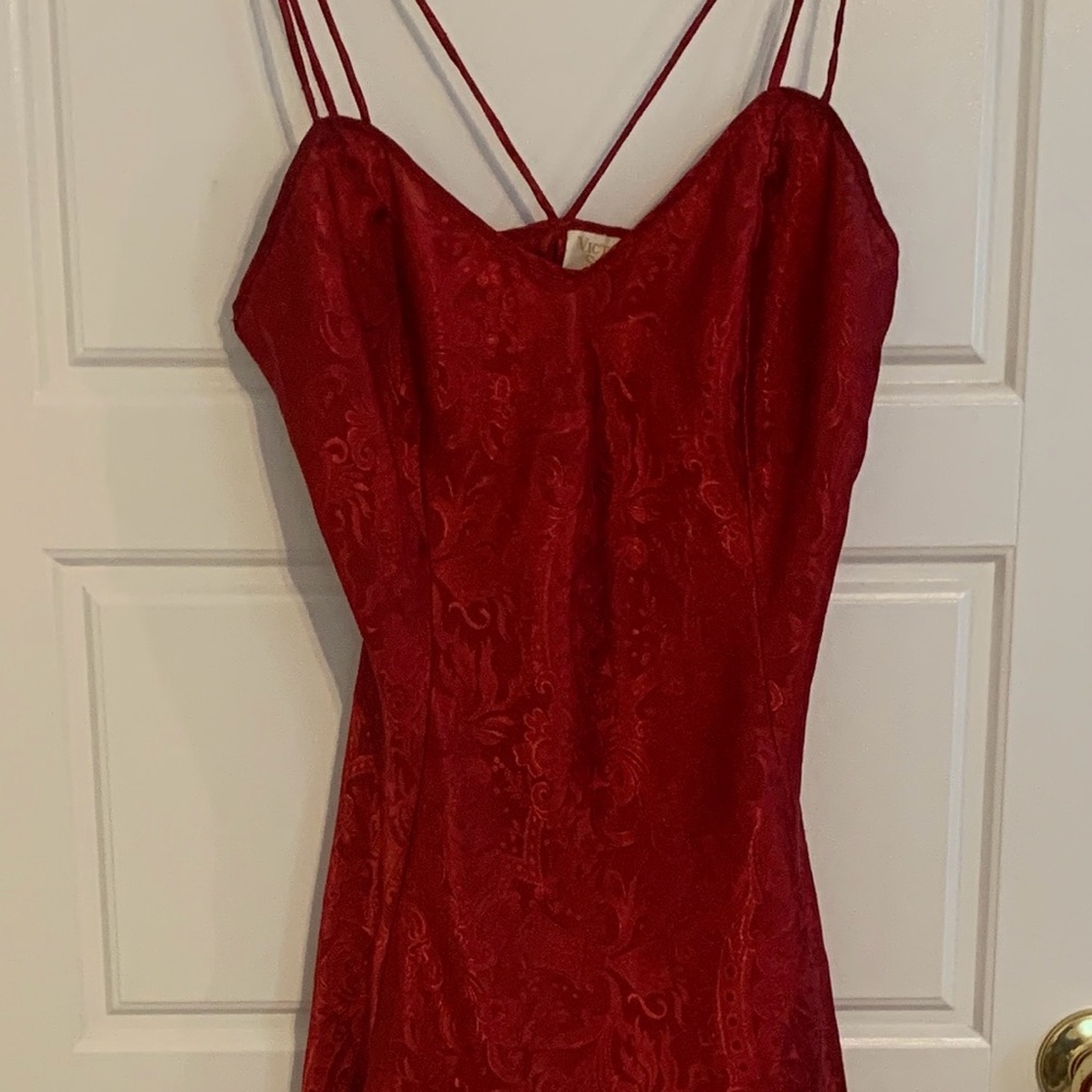 Victoria's Secret Red Chemise
